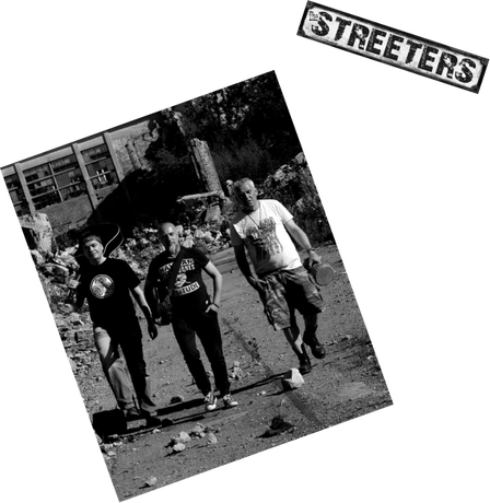 Nadruk The Streeters Hoodie - Przód